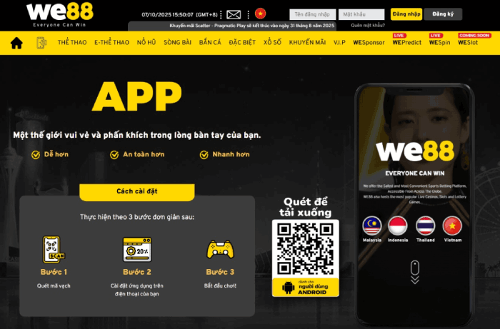App di động We88