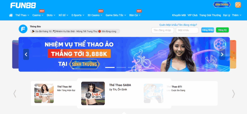 cá cược thể thao Fun88